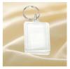 promotional clear custom blank souvenir plastic photo frame key chain picture insert logo plastic keyring acrylic