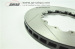 DICKASS Automobile Brake Disc 362*32mm Grooves Line Pattern