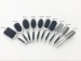 Sliver Plastic Professional Hairbrush