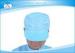 Polyester Fabric Blue Anti-static Elastic Worker Cap in Clean Room