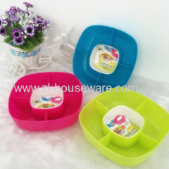 Plastic candy plate assorted color