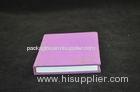 Fabric Customized Purple Paper Notebook Recyclable SGS RoHs Certification