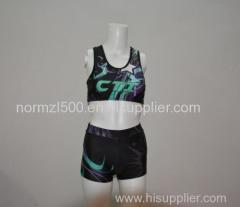 Plus size shorts sports bra cheerleader uniforms costumes practice wear wholesale price