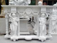tombstone basin sculpture fireplace