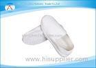 Workman`s Plain White Face Leather PU Anti Static Safety Shoes #34~46