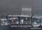 Handmade Locked Acrylic Wall Mounted Donation Box / Coin Donation Containers