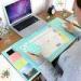 Home Personalized Desk Mat Office Table Pad Blue / Orange / Green