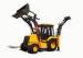 Cummins Diesel Engine Big Compact Tractor with Backhoe 82KW Power Low Maintenance