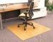 Rectangular Wooden Pattern Corner Desk Chair Floor Mat Heavy Duty Office Chair Mat
