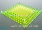 Beautiful Shiny Green Acrylic 3 Tier Serving Tray For Wedding / Home Furniture