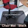 Black PVC Office Non Studded Chair Mat Office Chair Protective Mat