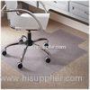 Custom Transparent Studded Computer Chair Floor Mat Waterproof For Bedroom