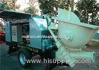 Electric Small Portable Hydraulic Concrete Pump 40m3 / h With Slide Valve 380V / 50Hz 2600kgs Weight