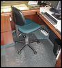 Large 45 x 53 Studded Flat Pile Carpet Chair Mat Anti Fatigue Floor Matting