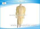 SMS Material Multi Size Disposable Surgical Yellow Isolation Gowns for Operating Room