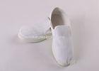 Comfortable Cleanroom White Stripe Canvas Anti-static Safety Shoes Footwear