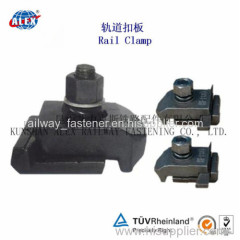 Railroad Clamp with Screw Spike