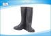 Black 33~35CM Waterproof Mid-calf Rubber Raining Boots Skid Resistance