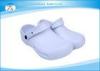 White Rubber Nursing Laboratory Hospital Footwear Shoes With Strap