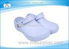 White Rubber Nursing Laboratory Hospital Footwear Shoes With Strap