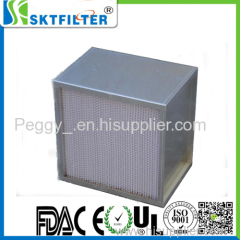 HEPA box type air filter for HAVC system