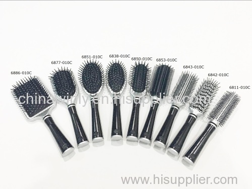Black color Plastic Professional Hairbrush