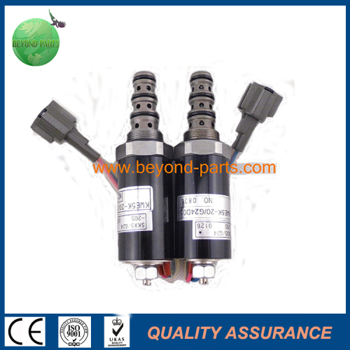 Kato excavator spare parts HD820 solenoid Valve KWE5K-20 G24Y05