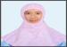 Brief Pink Antistatic Clean Room Working Cap with Shawl / Doctor Cap