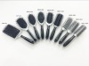 Sliver color Plastic Professional Hair brush