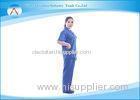 Blue Unisex Industrial Uniforms Working Clothes For Men / Women