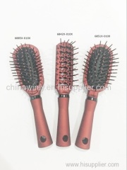Purple rubber Mini Professional Hair brush