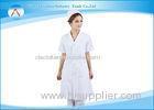 Doctor Cotton Polyester Smocks White Lab Coats For Daily Work Use