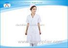 Doctor Cotton Polyester Smocks White Lab Coats For Daily Work Use