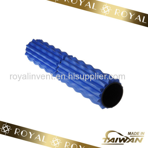 Wavy Blue Long Massage Exercise Roller