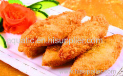 Frozen breaded fish fillet cod fillet