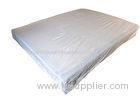 Polyester Knit Mattress Covers Beige Water Resistant For Moving