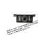 Waterproof Car Rear view Camera Night Vision IR with High Resolution