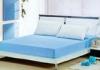 Polyester Blue Fire Resistant Mattress Cover Full Size Lightweight