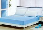 Polyester Blue Fire Resistant Mattress Cover Full Size Lightweight