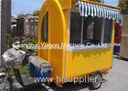 Outdoor Food Kiosk Tricycle Food Cart With Full Kitchen Equipments