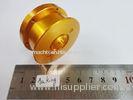 Gold Anodized CNC Precision Turning High Speed CNC Machining For Fishining Reel