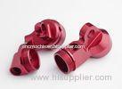 Stainless Steel / Brass Precision Cnc Machined Components With Red Anodized