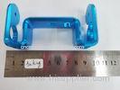 Blue Anodized Custom CNC Machining / Bending Aluminum Fishing Reel Parts