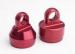 High Precision Aluminum Machined Parts Shock Absorber Parts With Red Anodized