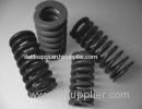 Black Cylindrical Spiral Heavy Duty Compression Springs With 40mm Outside Diameter