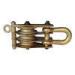 Aluminium alloy wheel wire rope pulley blocks / cable Rollers