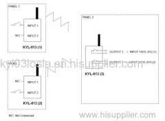 wireless ON and OFF remote control module 2 ways input and output module