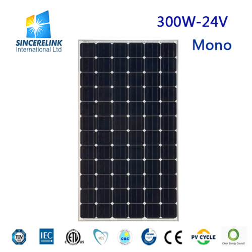 300W 24V Monocrystalline Solar Panel
