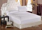 White Knit Polyurethane Mattress Cover Waterproof Hypoallergenic