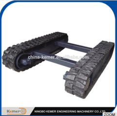 4ton Rubber Crawler Track Undercarriage rubber tracked undercarriage/crawler chassis/worm chassis/crawler /undercarriage